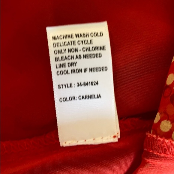 True Beauty by Emme Red Flouncy Skirt - Picture 9 of 11